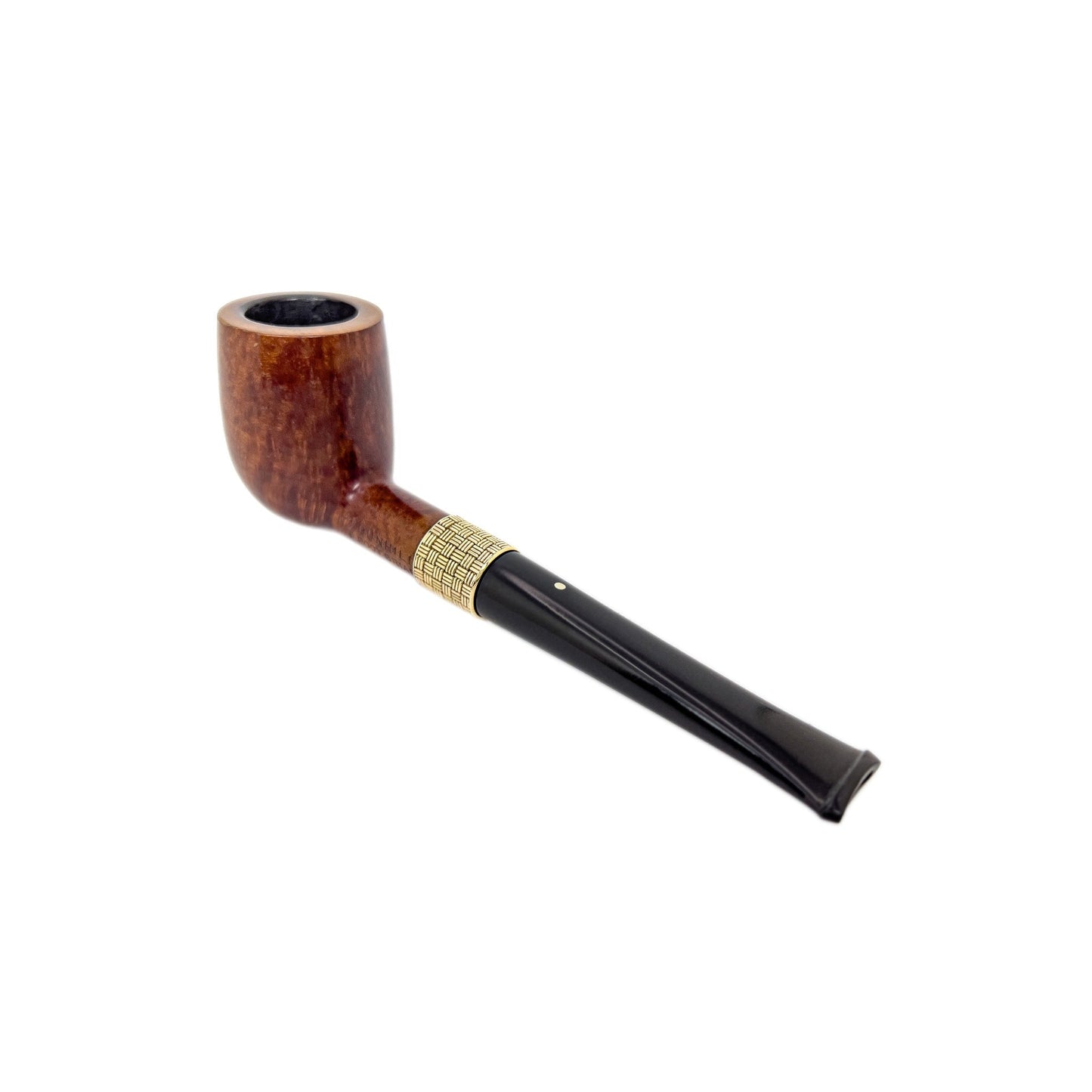 Dunhill Root Briar 9k Gold Band 34 F/T 2R - Estate Smoking Pipe - Dunhill - lastforsure