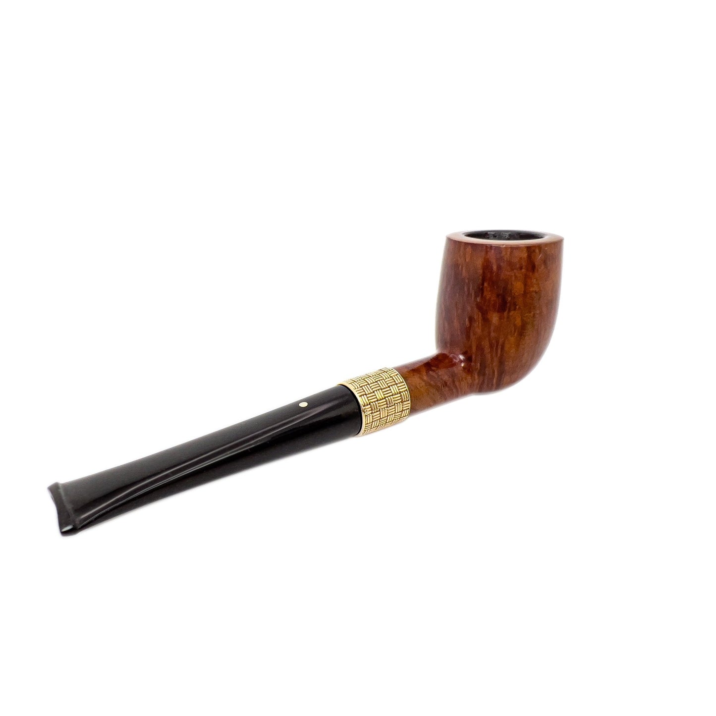 Dunhill Root Briar 9k Gold Band 34 F/T 2R - Estate Smoking Pipe - Dunhill - lastforsure
