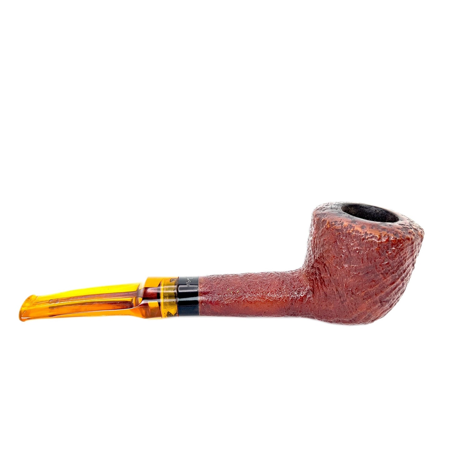 Jens Tao Nielsen Cultural Amber Stem Dublin - Estate Smoking Pipe - Tao Nielsen - lastforsure