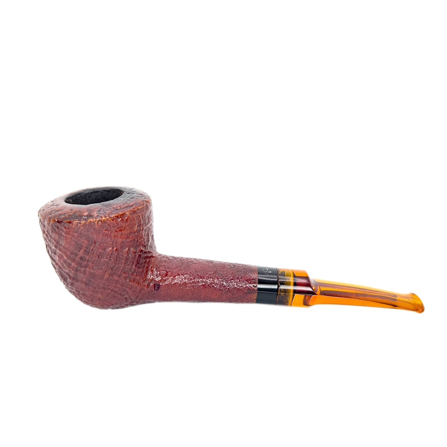 Jens Tao Nielsen Cultural Amber Stem Dublin - Estate Smoking Pipe - Tao Nielsen - lastforsure