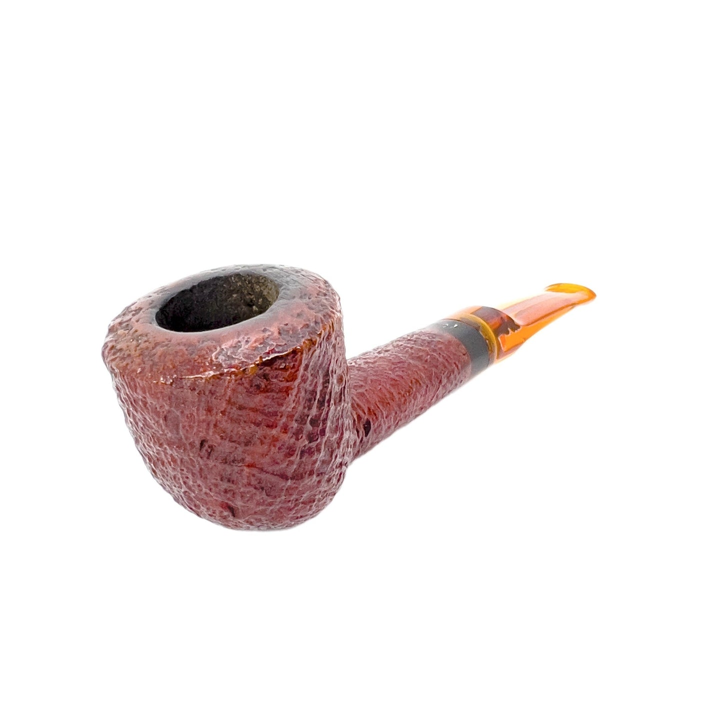 Jens Tao Nielsen Cultural Amber Stem Dublin - Estate Smoking Pipe - Tao Nielsen - lastforsure