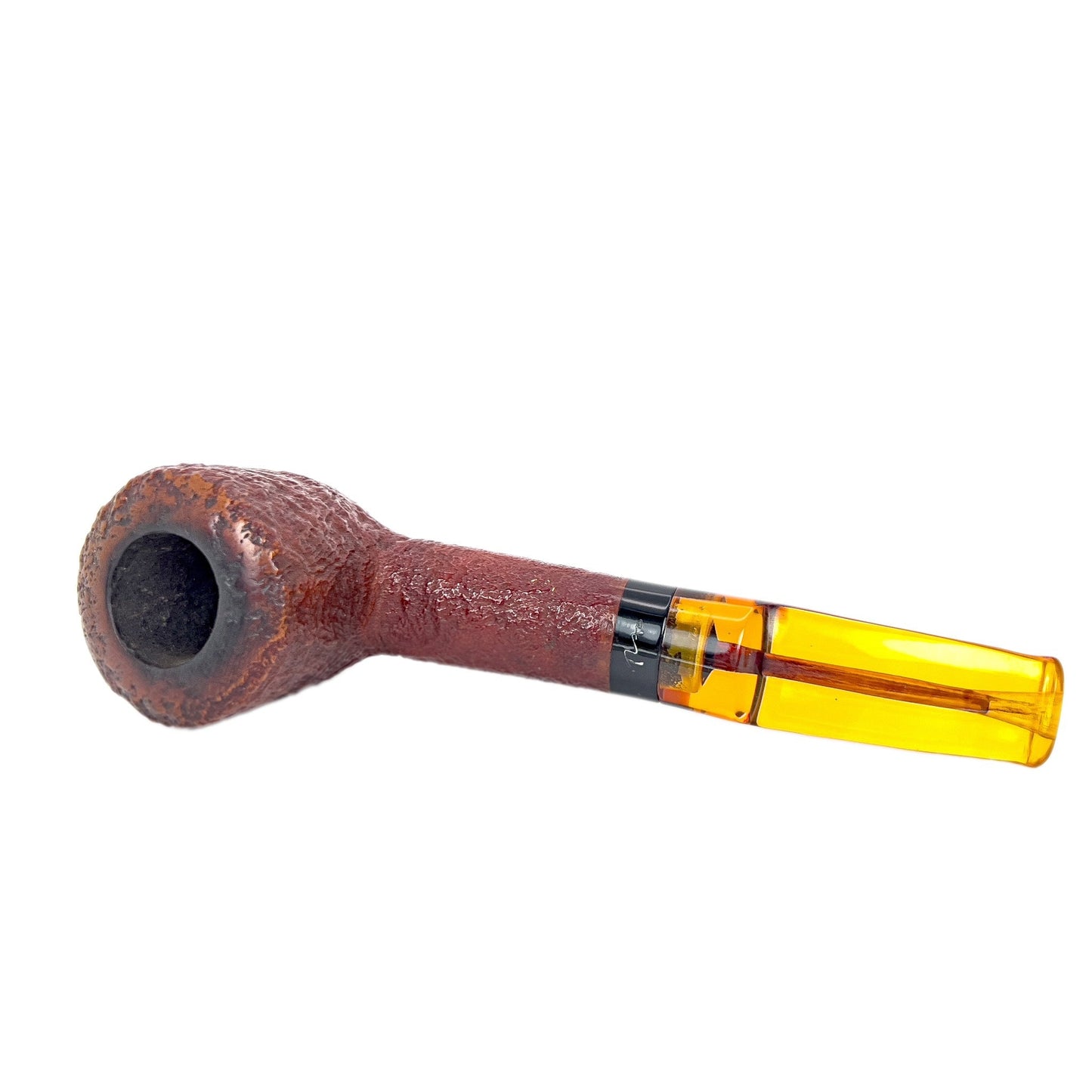 Jens Tao Nielsen Cultural Amber Stem Dublin - Estate Smoking Pipe - Tao Nielsen - lastforsure