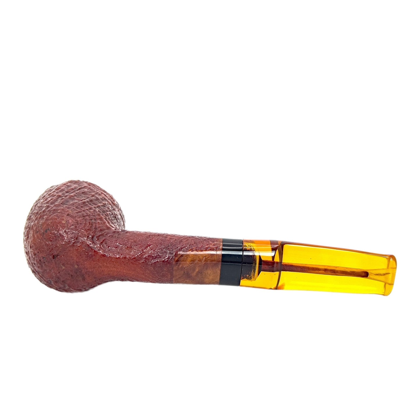 Jens Tao Nielsen Cultural Amber Stem Dublin - Estate Smoking Pipe - Tao Nielsen - lastforsure