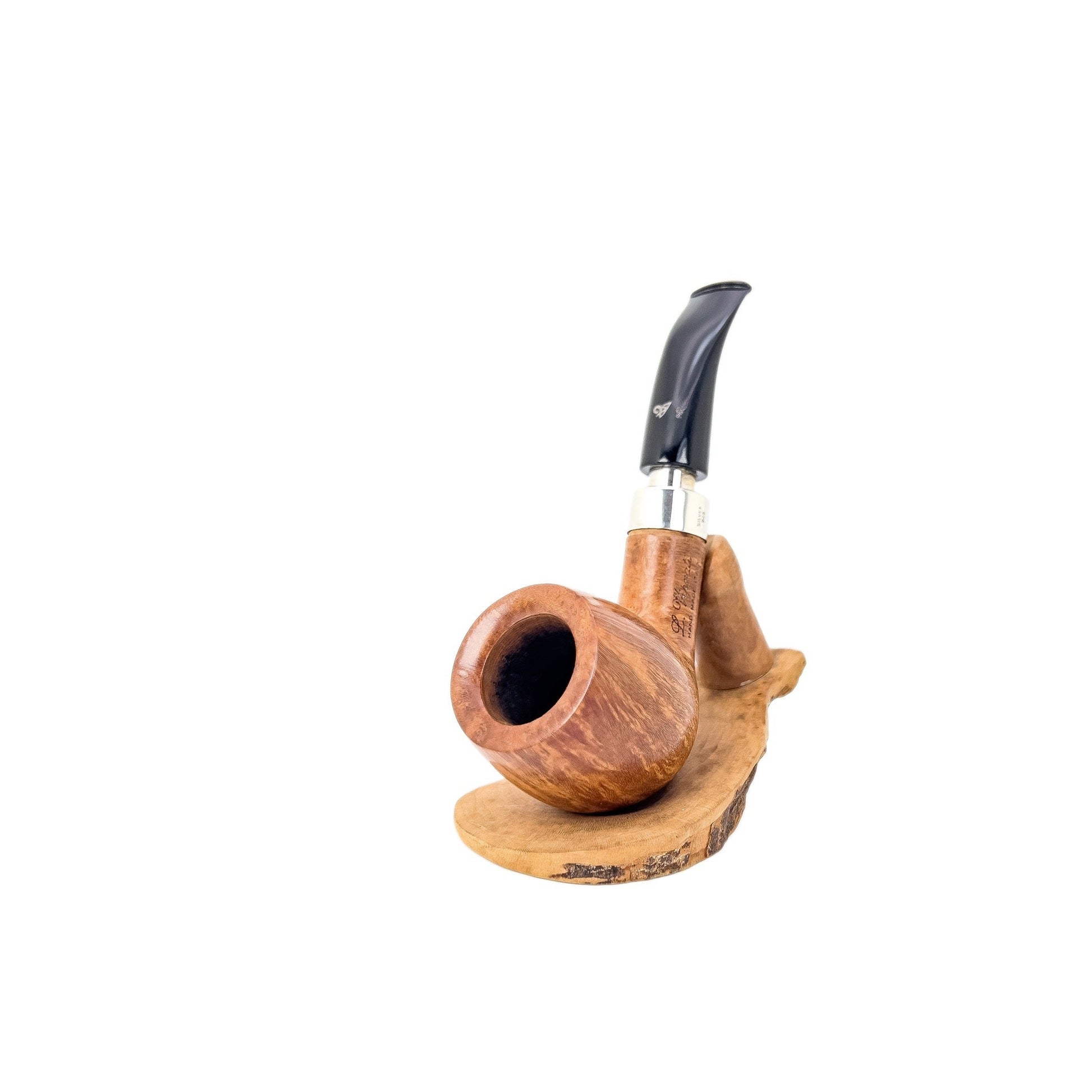 Luigi Viprati 4 Clovers 9mm Silver 925 - Estate Smoking Pipe - Luigi Viprati - lastforsure