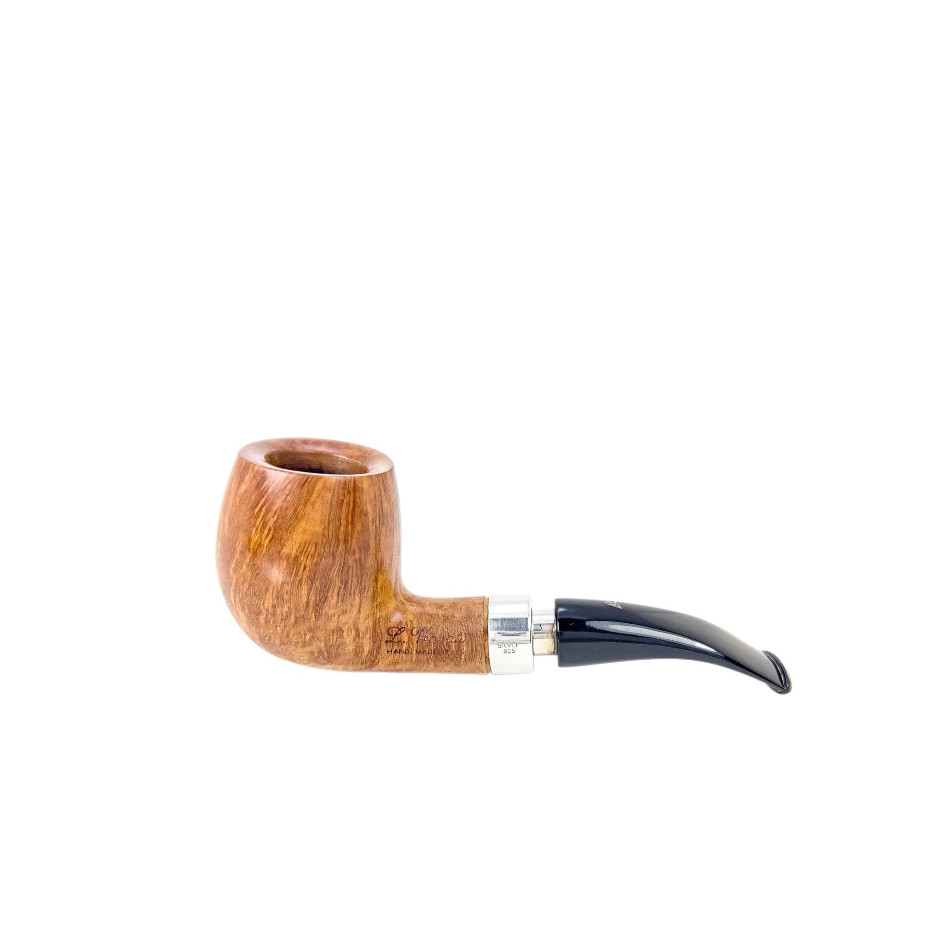 Luigi Viprati 4 Clovers 9mm Silver 925 - Estate Smoking Pipe - Luigi Viprati - lastforsure
